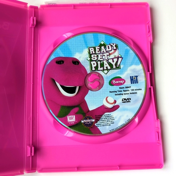 2/$15 Barney: Ready, Set, Play! DVD - Picture 3 of 4
